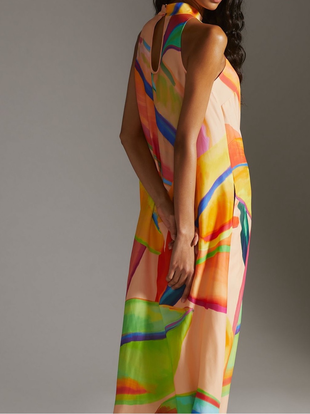 Farm Rio Vibrant Halter Maxi Dress - Picture 3 of 5